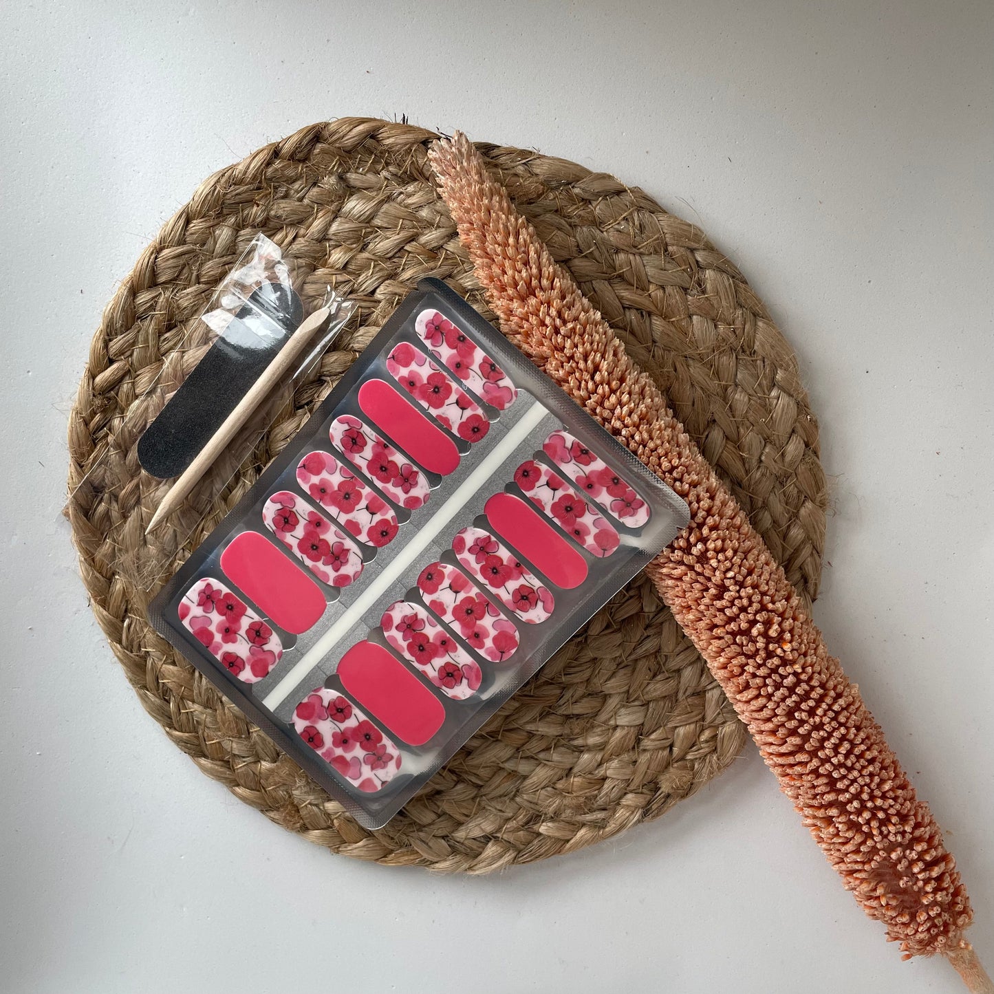 NailWrapz | Poppy Bouquet Nailwrap