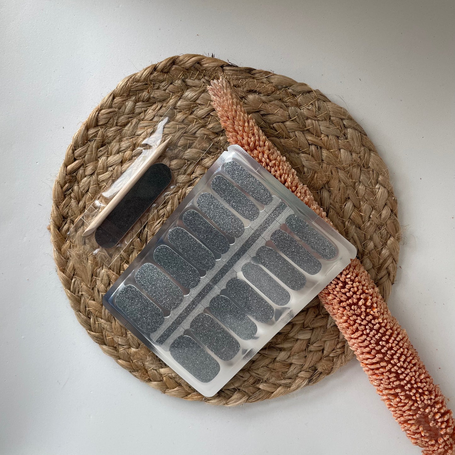 NailWrapz | Sparkling Silver Nailwrap