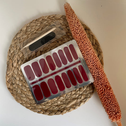 NailWrapz | Bordeaux Rood