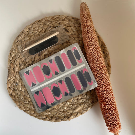 NailWrapz | Pink Grey Horizon