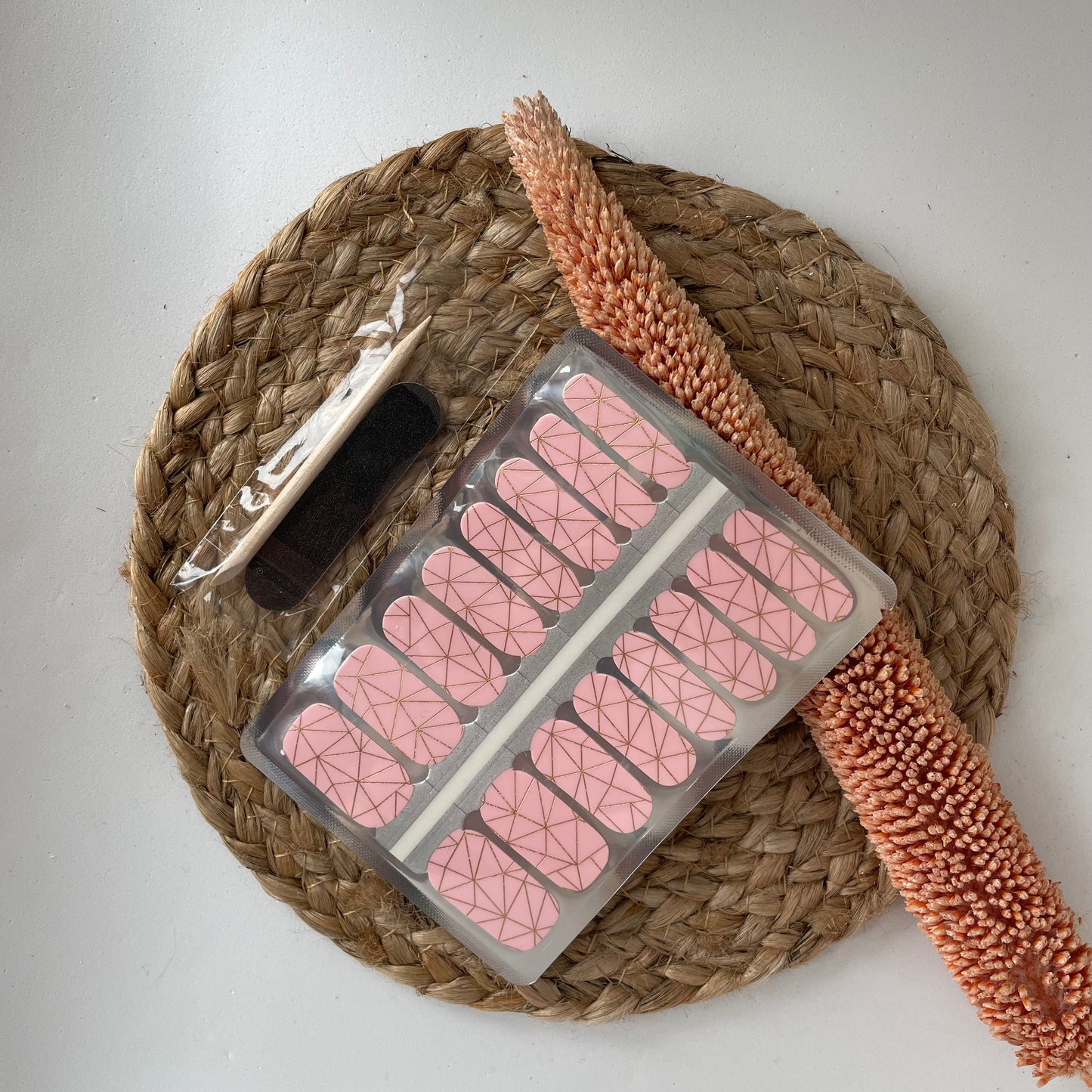 NailWrapz | Abstract Pink Nailwrap
