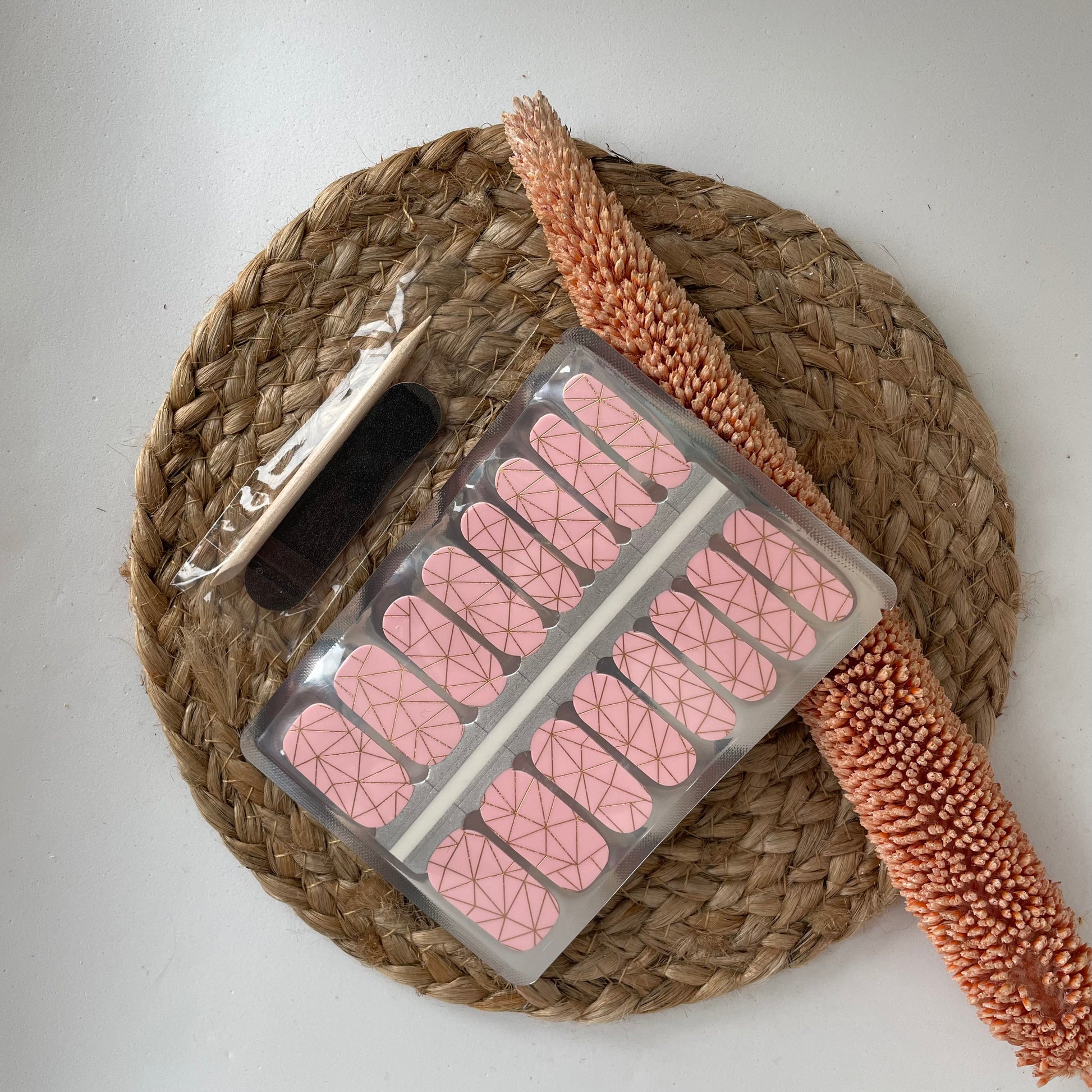 NailWrapz | Abstract Pink Nailwrap