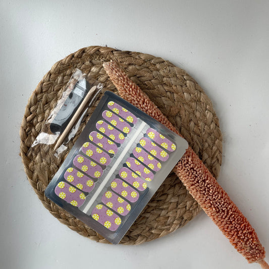 NailWrapz | Lemon Juice Nailwrap