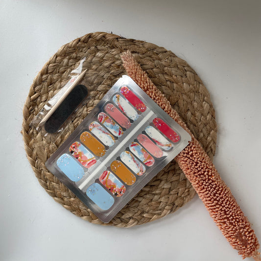NailWrapz | Orange Summer Nailwrap