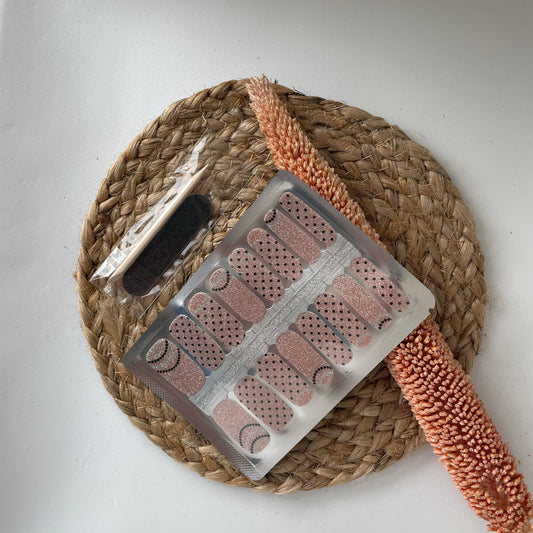 NailWrapz | Polka Dot Pink Nailwrap