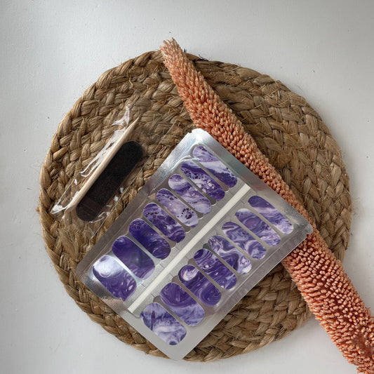 NailWrapz | Purple Summer Nailwrap